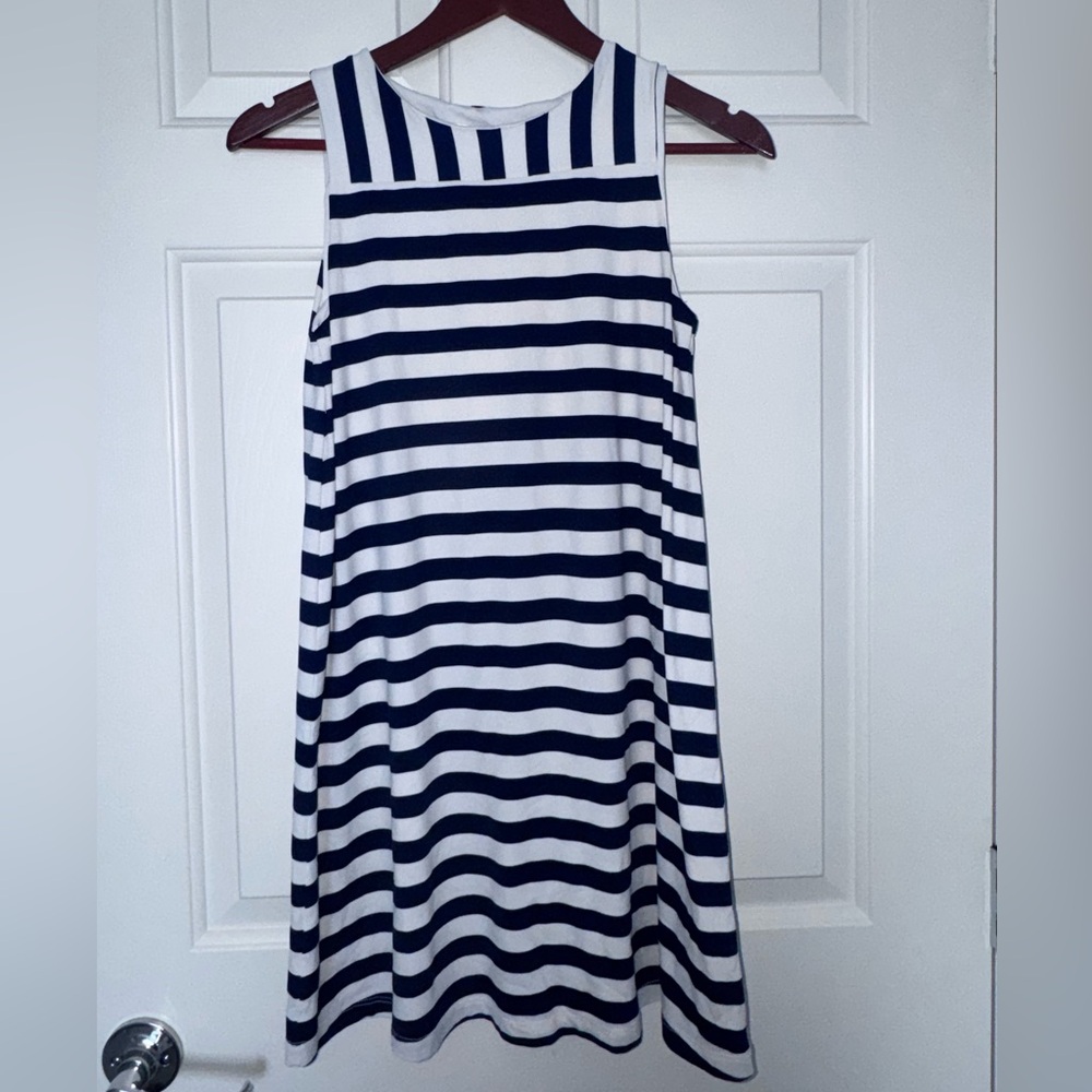 Susana Monaco White & Navy striped dress